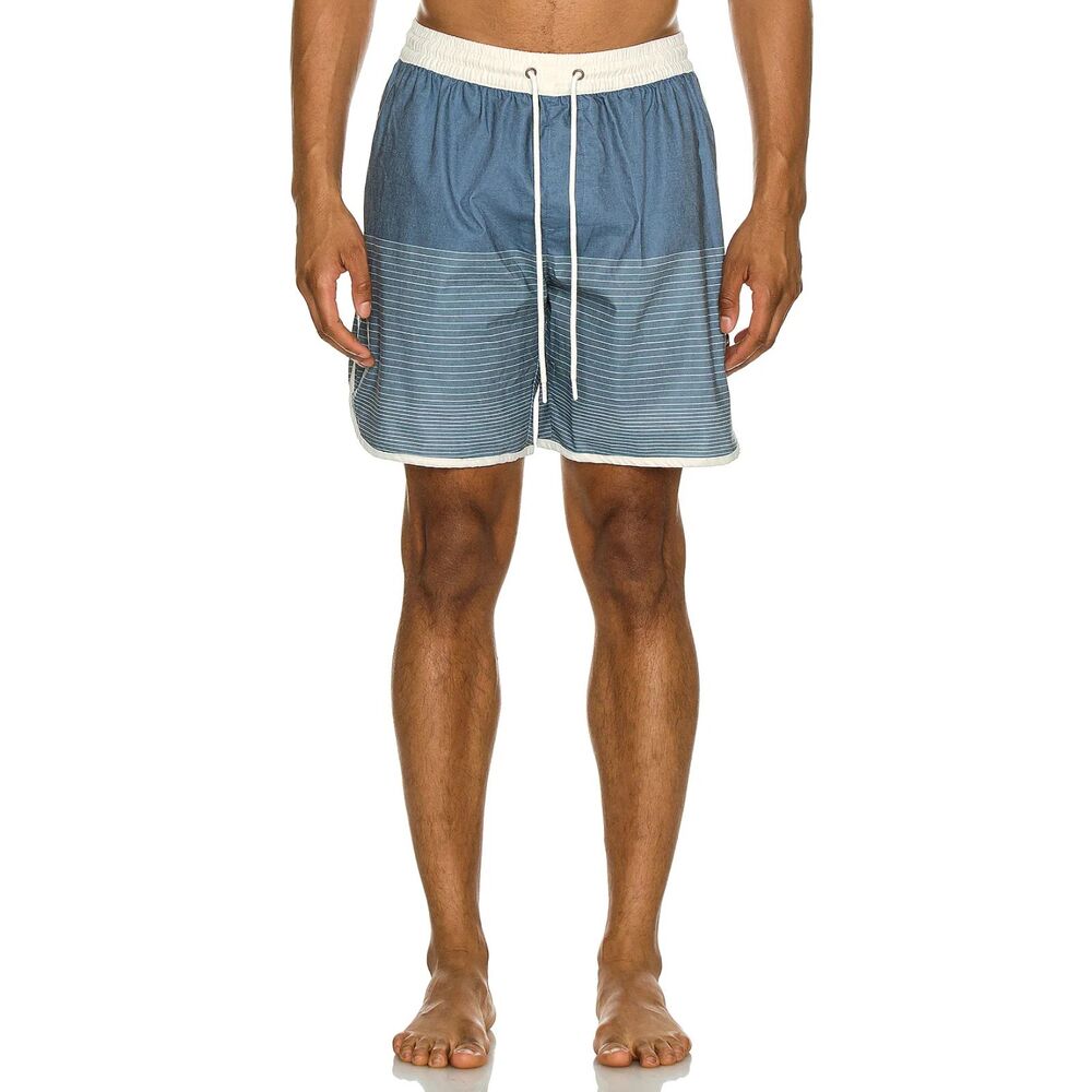 NWT RAILS Rubix Blue White Hombre Swim Board Shorts Size XXL 2XL